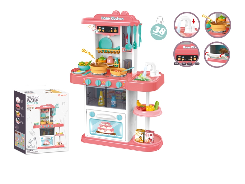 KITCHEN SET W/LIGHT & MUSIC 38PCS - HP1132687
