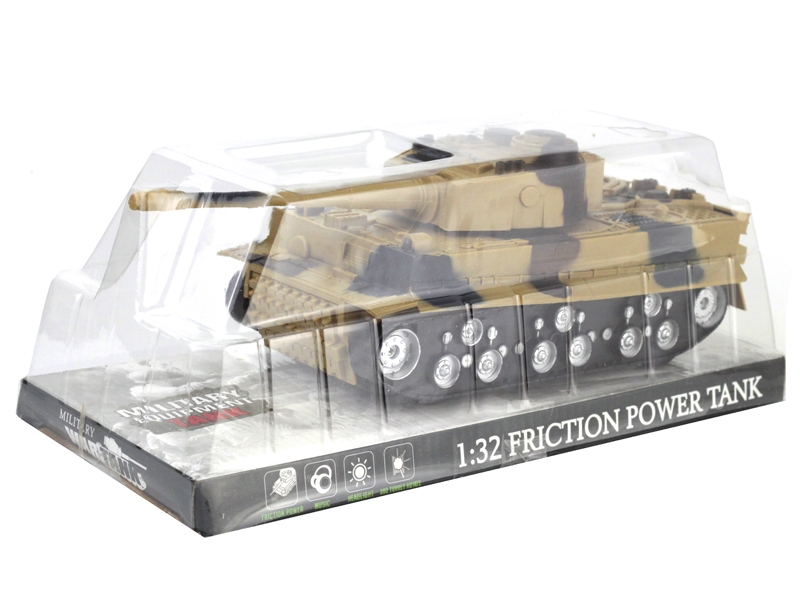 FRICTION TANK W/LIGHT & MUSIC,INCLUDED BATTERY - HP1132703