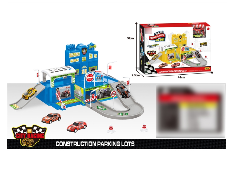 PARKING LOT W/FREE WAY CAR 2PCS（2 COLORS） - HP1132919
