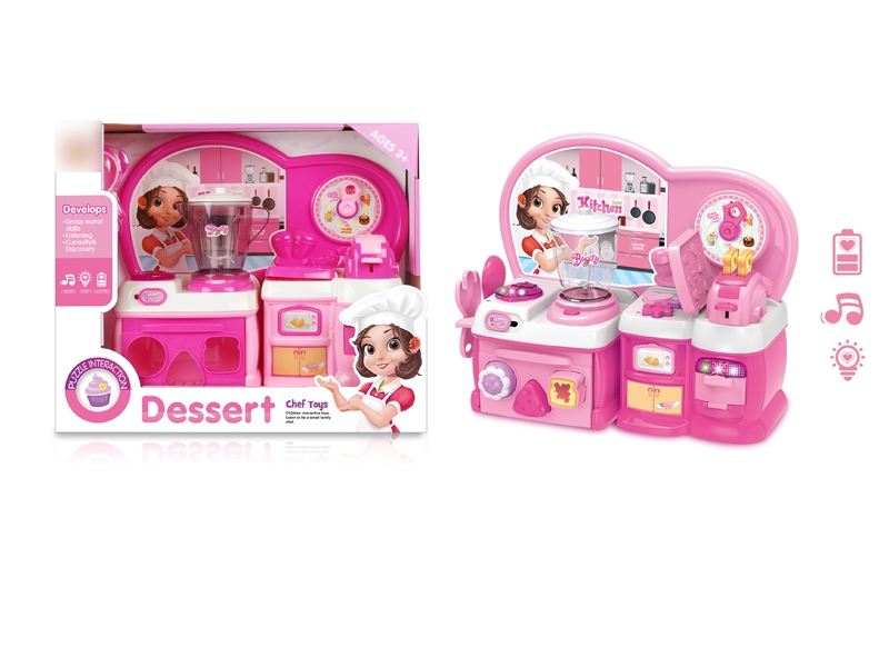 KITCHEN SET W/LIGHT & MUSIC - HP1133002