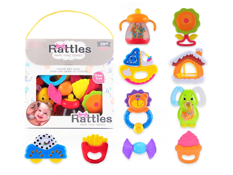 BABY RATTLE 10PCS - HP1133098