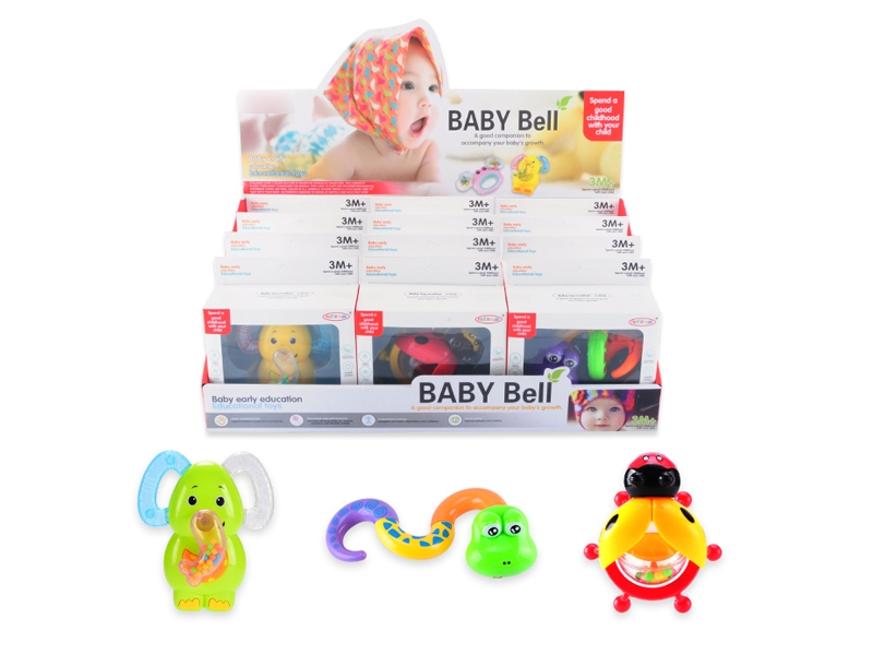 BABY RATTLE 12PCS/DISPLAY BOX - HP1133101