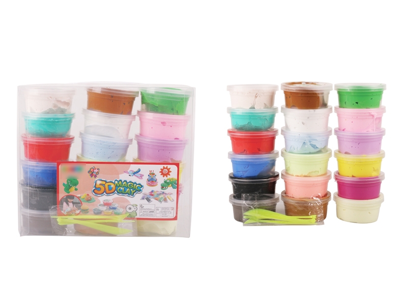 SOFT CLAY MODELLING 18COLORS/18PCS - HP1133165