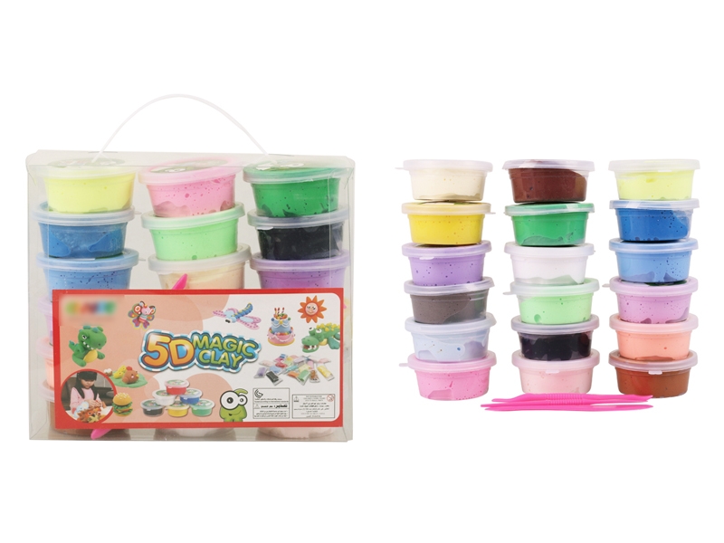 SOFT CLAY MODELLING 18COLORS/18PCS - HP1133166