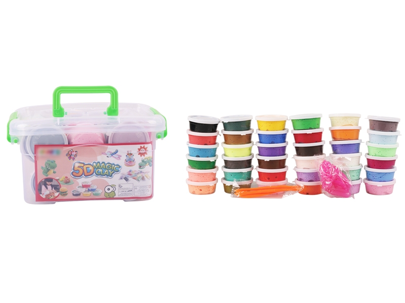 SOFT CLAY MODELLING W/TOOL 24COLORS/24PCS - HP1133169