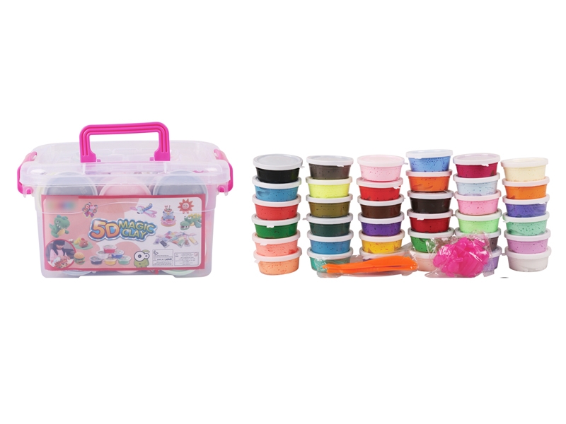 SOFT CLAY MODELLING W/TOOL 36COLORS/36PCS - HP1133174