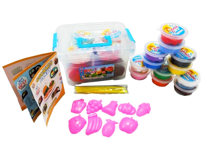 SOFT CLAY MODELLING W/TOOL,12COLORS/12PCS - HP1133193