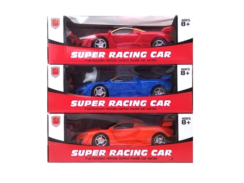 1:18 4-CHANNEL RC CAR ,RED/BLUE/ORANGE - HP1133270