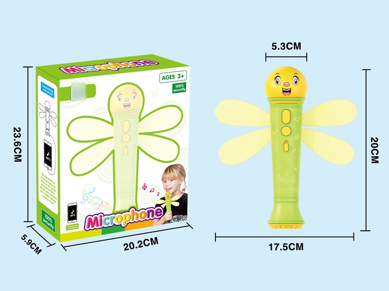 MICROPHONE W/LIGHT & MUSIC & CONNECTING LINE - HP1133346