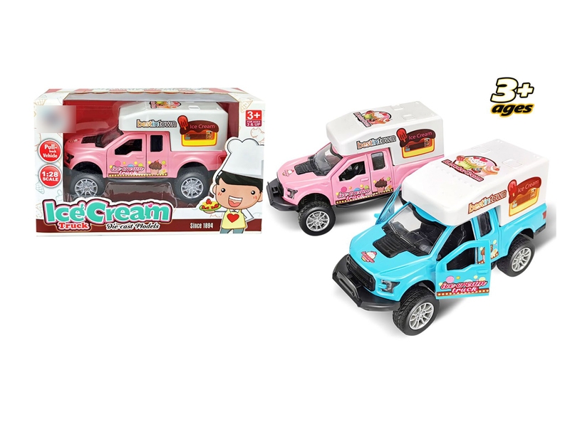 PULL BACK DIE CAST CAR PINK/BLUE - HP1133474
