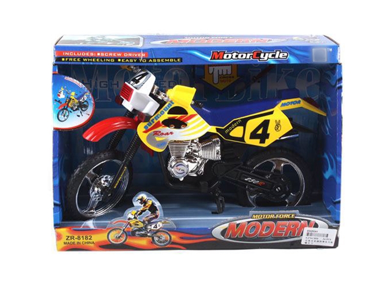 ASSEMBLE MOTORCYCLE,RED/YELLOW/WHITE - HP1133569