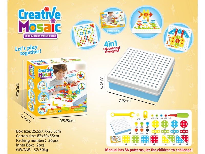 CREATIVE MAGIC PANEL PUZZLE GAME 234+PCS - HP1133657