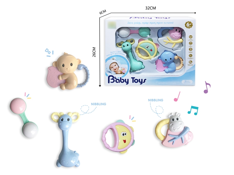 BABY RATTLE 5PCS - HP1133668