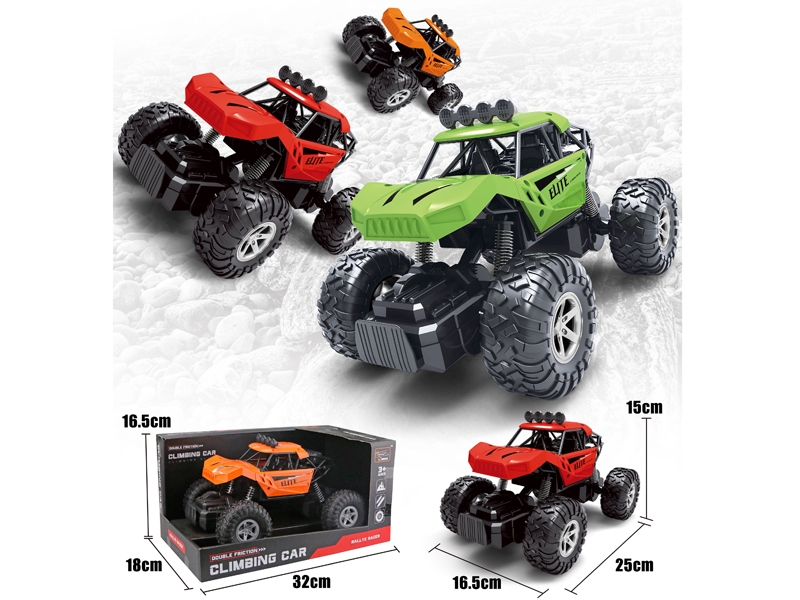 FRICTION CAR ,RED/GREEN/ORANGE - HP1133829