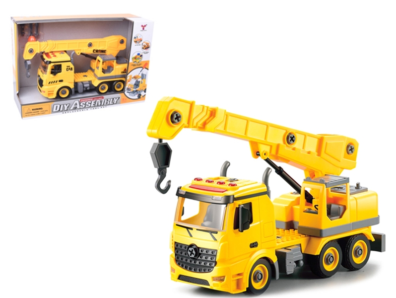 ASSEMBLE FRICTION CONSTRUCTION CAR W/LIGHT & SOUND - HP1134021