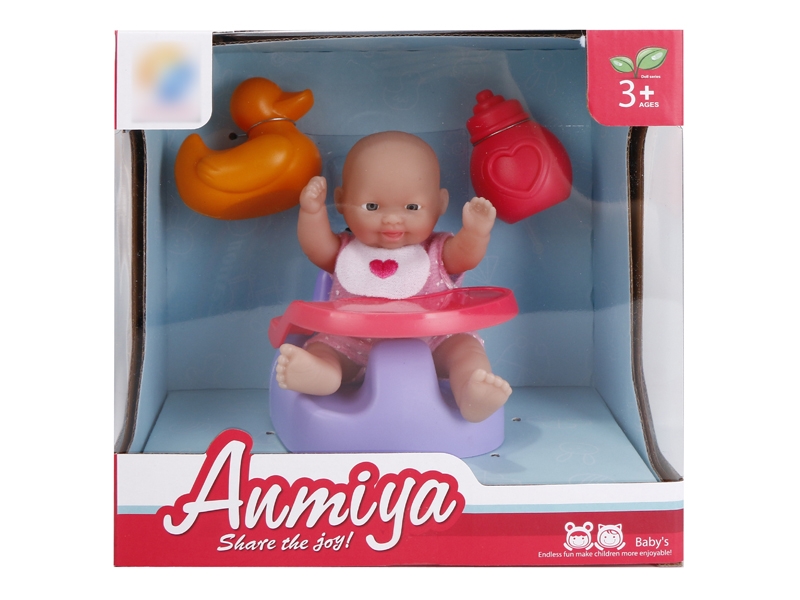 12CM RUBBER DOLL W/ACCESSORIES - HP1134033