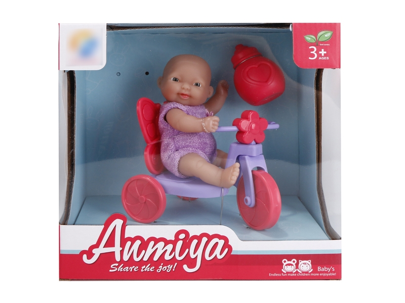 12CM RUBBER DOLL W/ACCESSORIES - HP1134034