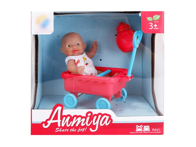 12CM RUBBER DOLL W/ACCESSORIES - HP1134035