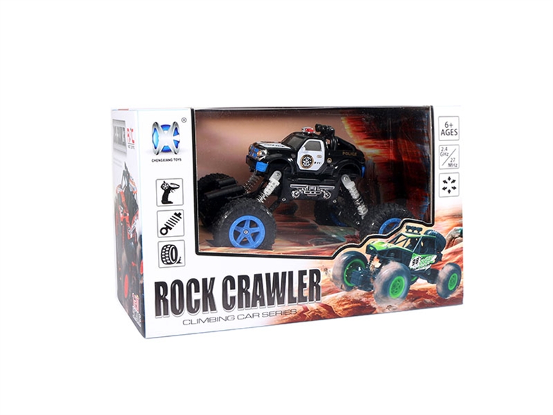 1:20 4WD RC CAR W/LIGHT,INCLUDED BATTERY BLUE/BLACK - HP1134215