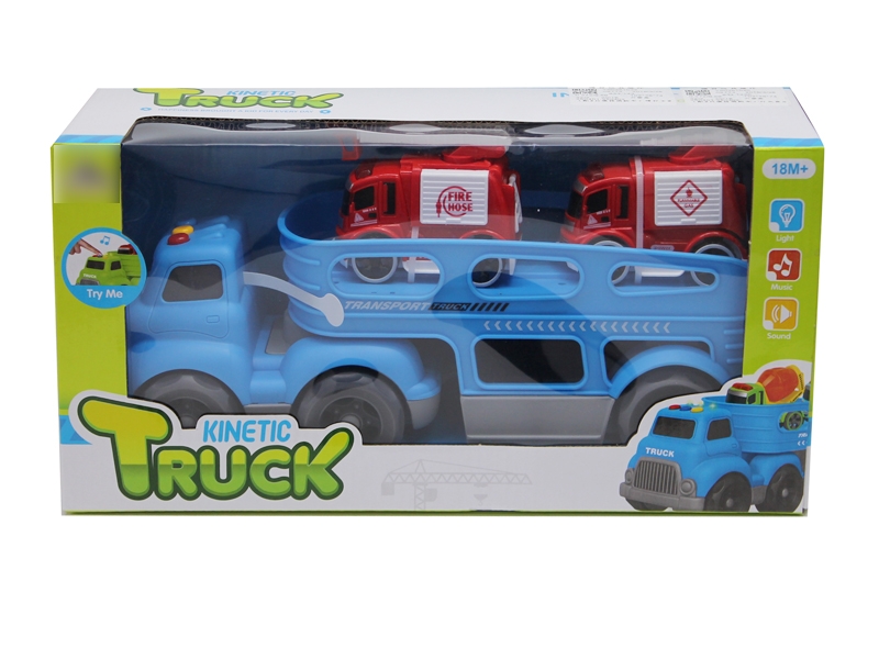 FREE WAY TRUCK WITH 2PCS FRICTION CAR - HP1134275