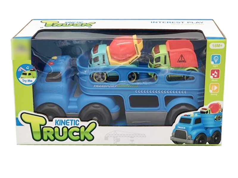 FREE WAY TRUCK WITH 2PCS FRICTION CAR - HP1134277