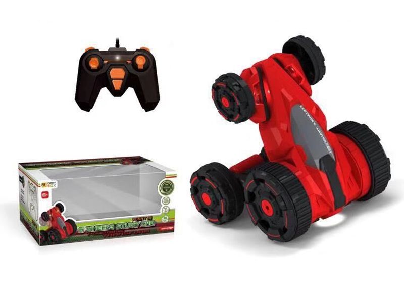 2.4G 6 WHEELS STUNT RC CAR W/LIGHT INCLUDED BATTERY - HP1134308