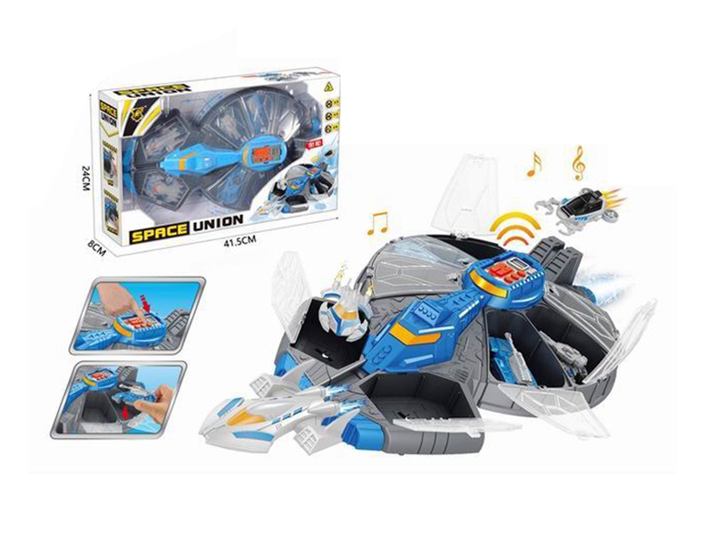 SPACE STATION W/6 FREE WAY CARS W/6 SOUNDS, 7PCS - HP1134326