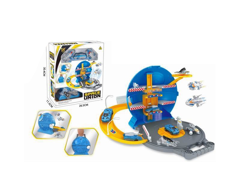 SPACE STATION W/5 FREE WAY CARS, 20PCS - HP1134327