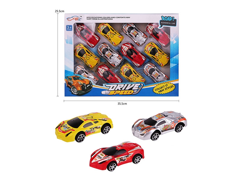 PULL BACK CAR 12PCS - HP1134529