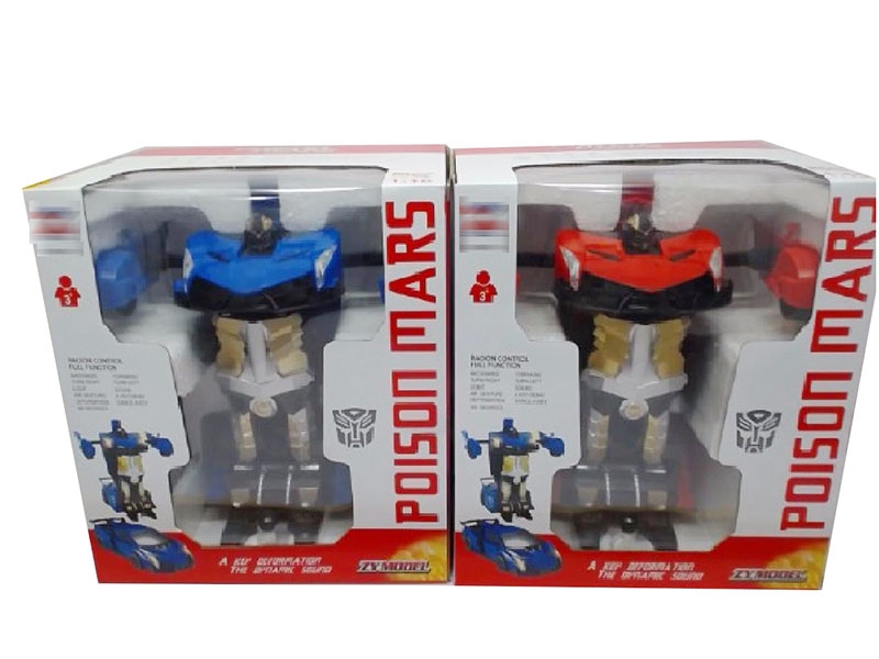 1：16 RC TRANSFORMER CAR W/LIGHT,INCLUDE BATTERY - HP1134564