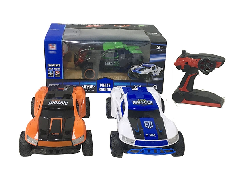 2.4G 1:16 HIGH SPEED RC CAR INCLUDE BATTERY 3ASST - HP1134567