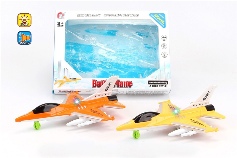 FRICTION AIRPLANE W/LIGHT & SOUND  (INCLUDED BATTERY) - HP1134762