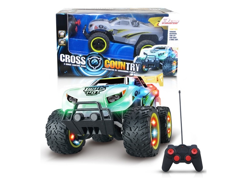 4 FUNCTION R/C CAR W/LIGHT YELLOW - HP1134772