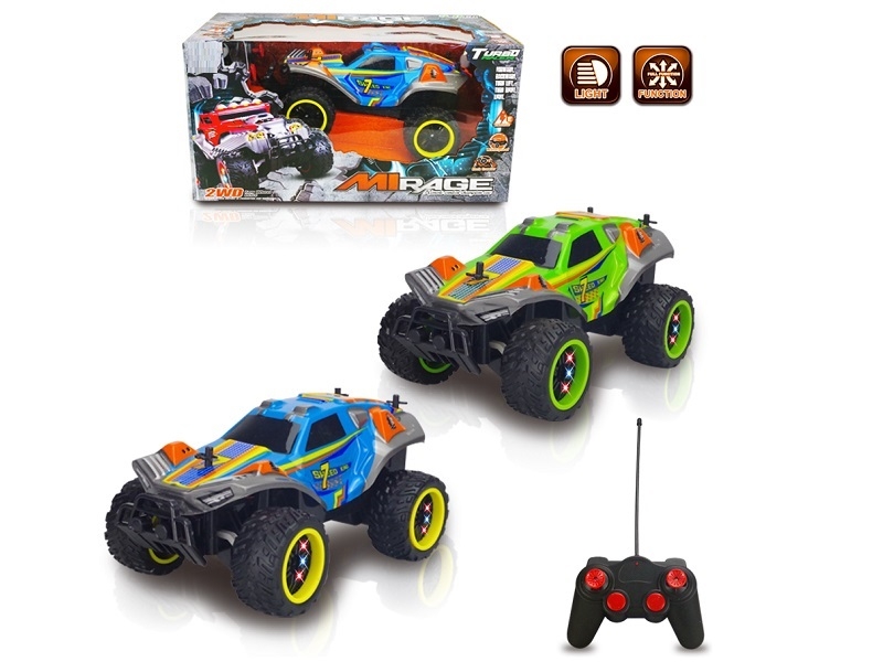 4 FUNCTION R/C CAR W/LIGHT BLUE,GREEN - HP1134774