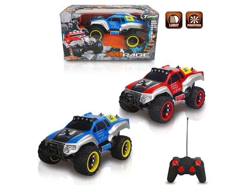 4 FUNCTION R/C CAR W/LIGHT RED, BLUE - HP1134775