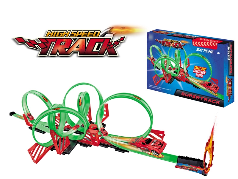 RACING TRACK SET W/PULL BACK CAR 2PCS - HP1134897