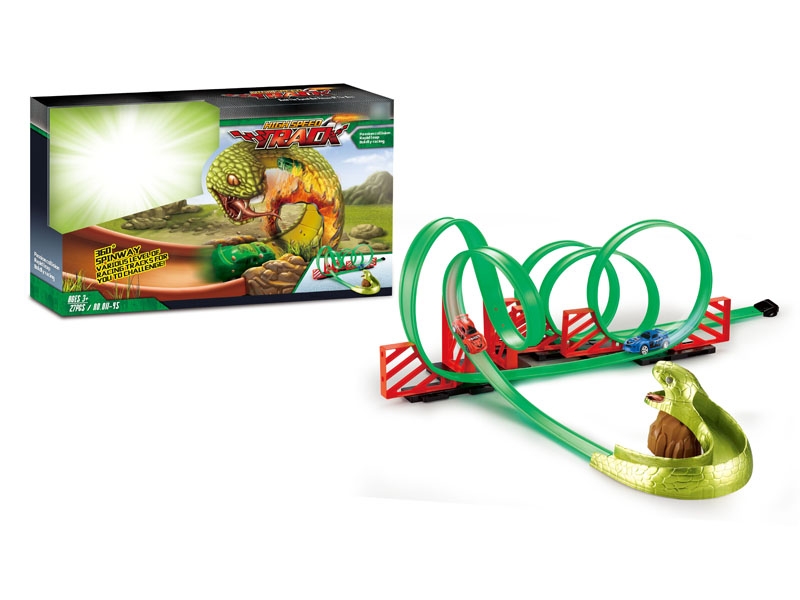 RACING TRACK SET W/PULL BACK CAR 2PCS - HP1134902