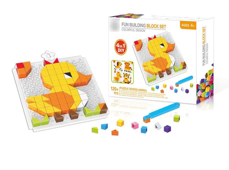BUILDING BLOCK PUZZLE 120+PCS - HP1134985