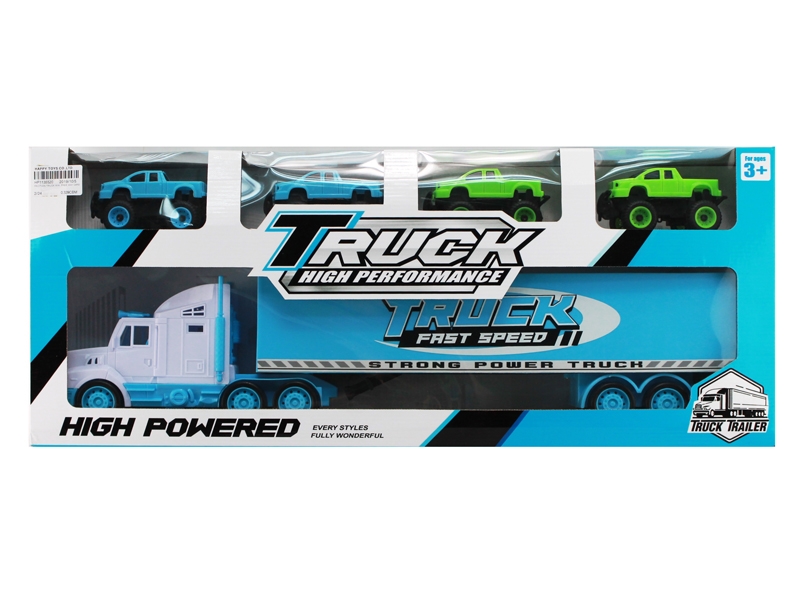 FRCITION TRUCK W/4  FREE WAY CARS - HP1135520