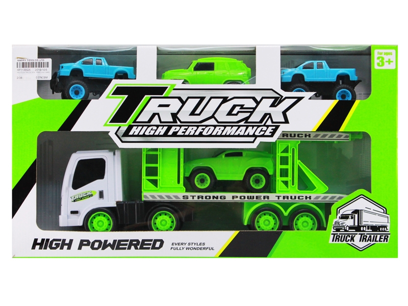 FRCITION TRUCK W/4  FREE WAY CARS - HP1135525