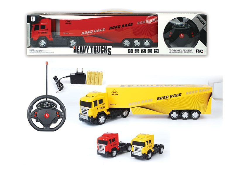 FOUR FUNCTION R/C CONTAINER CAR, INCLUDED BATTERY - HP1135551