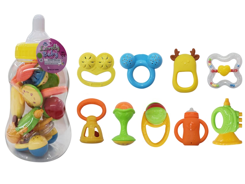 BABY RATTLE 9PCS - HP1135577