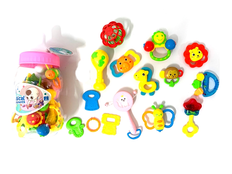 婴儿牙胶摇铃15 PCS - HP1135615