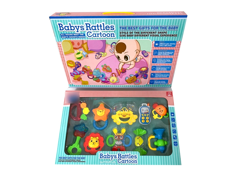 BABY RATTLE 10PCS - HP1135622