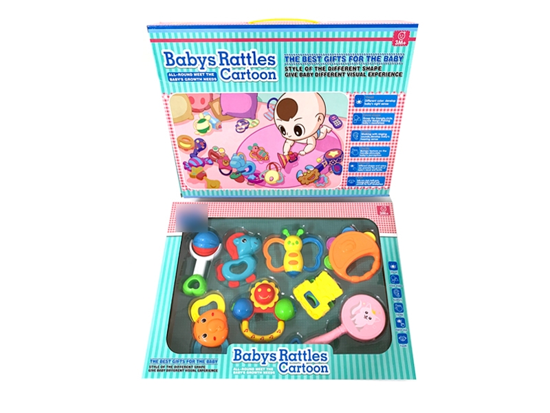 婴儿牙胶摇铃8PCS - HP1135625