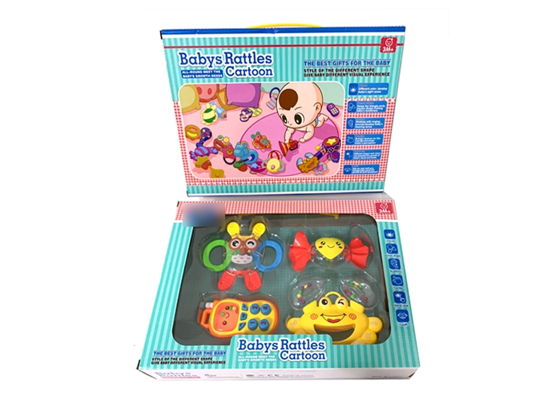 婴儿牙胶摇铃4PCS - HP1135633