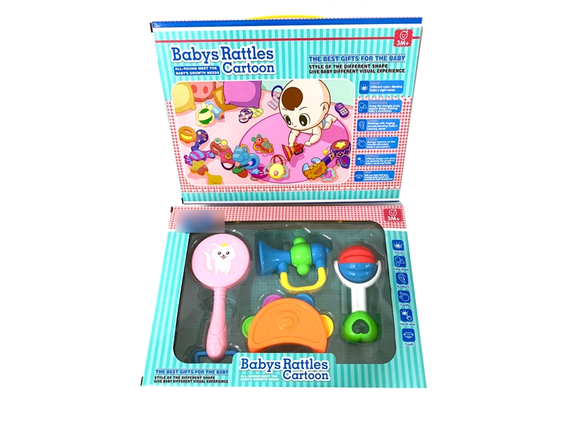 婴儿牙胶摇铃4PCS - HP1135636