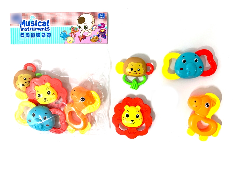 婴儿牙胶摇铃4PCS - HP1135658