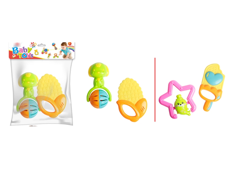 BABY RATTLE SET,2PCS,2ASST - HP1135712