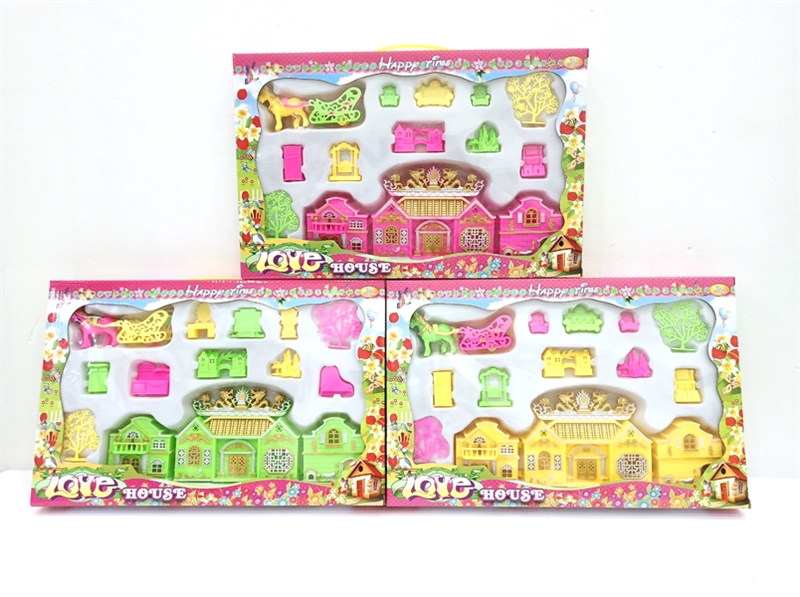 VILLA PINK & GREEN & YELLOW - HP1135847